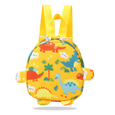 Kindergarten Cute Cartoon Kids School Bag for Boys and Girls (Yellow)